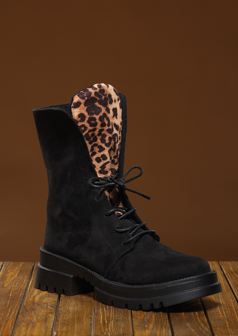 Leopard Boots