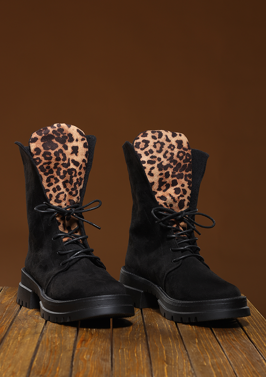 Leopard Boots